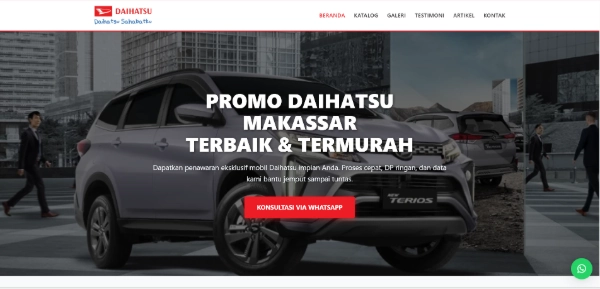Website Dealer Mobil