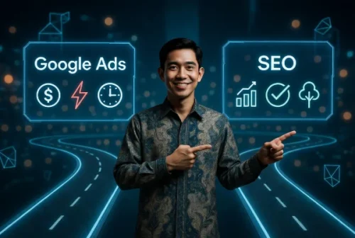 perbedaan google ads dan seo panduan lengkap tahun 2026