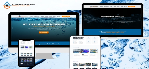 Pembuatan Website PT Tirta Galon Sulawesi