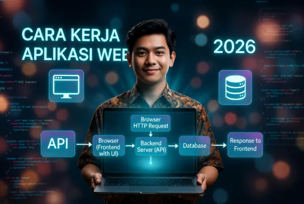 cara kerja sistem aplikasi web