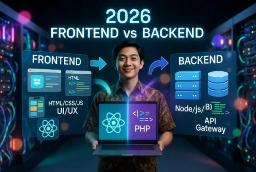 perbedaan frontend dan backend